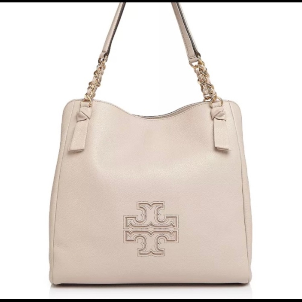 NWT, TORY BURCH HARPER TOTE! Bedrock/ 042